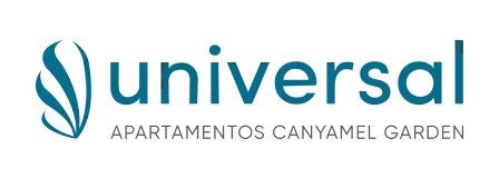 logotipo logotipo universal apartamentos canyamel garden