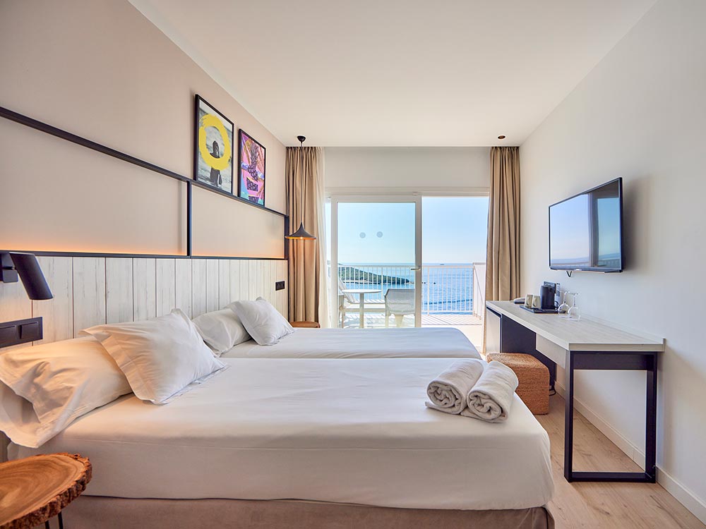 Camera con vista mare hotel florida magaluf