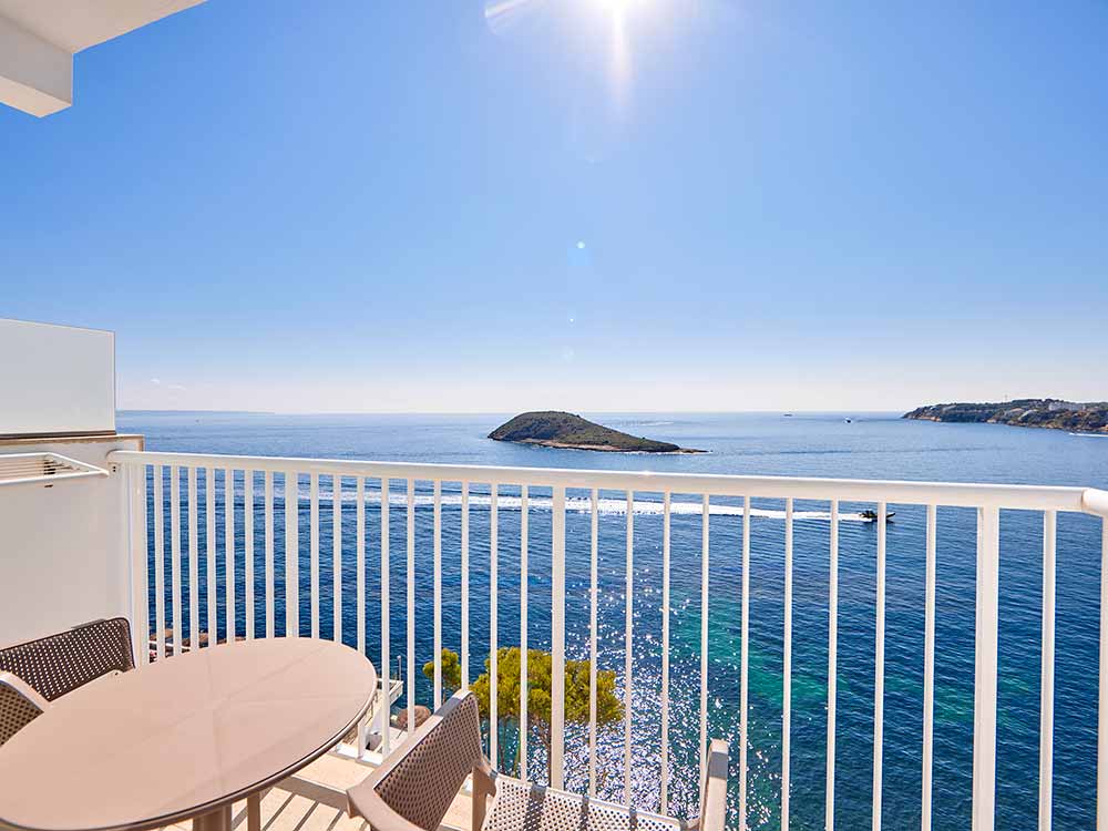 Camera con vista mare hotel florida magaluf