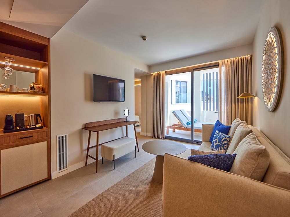 Family suite with garden view universal grand leon spa