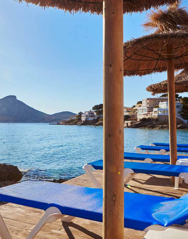 terrasse solarium universal hotel aquamarin by universal beach hotels mallorca